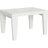 Itamoby Uittrekbare tafel, 90x140/244 cm, Spimbo, wit beukenhout