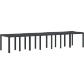 Syfax Tuinstafel Antraciet 400 x 100 x 73 cm poly rattan