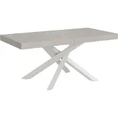 Itamoby Volantis Cashmere uittrektafel 180/440x90 cm met witte poten