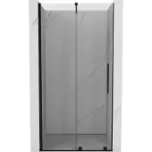 Mexen Velar schuif douchedeur 100 , transparant, zwart - 871-100-000-01-70