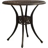 Prolenta Maison Exclusive - Tuintafel, bronskleurig, 78x78x72 cm, aluminium gietwerk