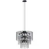 Zuma Line ZUMALINE hanglamp, 14x E14, zwart, verchroomd, model NIRA MD3523-14L-EBCN