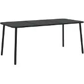 Syfax Tuintafel 165x80x71 cm staal antracietkleurig