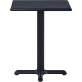 Syfax Tuintafel 60x60x75 cm zwart