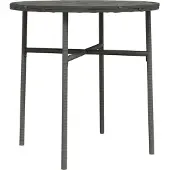 Syfax Salontafel 45 cm poly rattan grijs