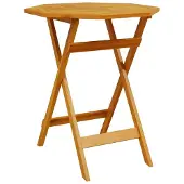 Syfax Tuintafel inklapbaar Ø70x75 cm massief acaciahout