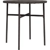Syfax Salontafel 45 cm poly rattan bruin