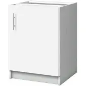 Stamar - Keukenkast 60x46 cm - Onderkast met deuren - Wit