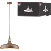 Paulmann Hanglamp Juna STYLE, dimbaar, bruin / roest, Woon-/ Eetkamer, metaal, Modern, hanglamp