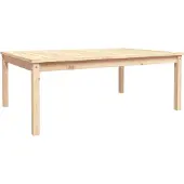 vidaXL Tuintafel 121x82,5x45 cm massief grenenhout