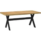 Syfax Wandtafel NOAIN X-vormige poten 180x90x75 cm massief hout
