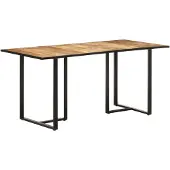 Prolenta Maison Exclusive - Eettafel 160 cm, ruw mangohout