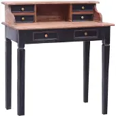 Prolenta Maison Exclusive - Bureau met laden, 90x50x101 cm, massief gerecycled hout