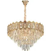 Toolight Hanglamp Met Kristallen G049-cp 60cm