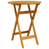 Syfax Tuintafel inklapbaar Ø60x75 cm massief acaciahout