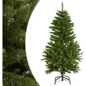 Syfax Kunstkerstboom met scharnieren met standaard 120 cm groen