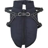 vidaXL Hondenjas Marineblauw L24 Fleece en polyester