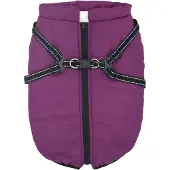 vidaXL Hondenjas Paars L48 Fleece en polyester
