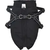 vidaXL Hondenjas Zwart L32 Fleece en polyester