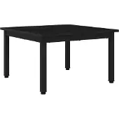 vidaXL Salontafel Zwart Eiken 60 x 60 x 36 cm Bewerkt hout