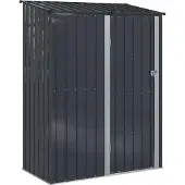 Syfax Tuinhuisjes Antraciet 153,5 x 86 x 200 cm Metaal