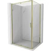 Mexen Exo schuifdouchecabine 105 x 85 cm, transparant, goud - 819-105-085-50-00