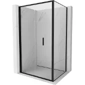 Mexen Exo opvouwbare douchecabine 110 x 75 , transparant, zwart - 816-110-075-70-00