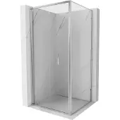 Mexen Exo opvouwbare douchecabine 70 x 70 cm, transparant, chroom - 816-070-070-01-00