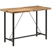 Prolenta Maison Exclusive - Bartafel, 150x70x107 cm, massief mangohout en ijzer