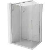 Mexen Rox schuifdouchecabine 145 x 75 , transparant, geborsteld nikkel - 8C2-145-075-97-00
