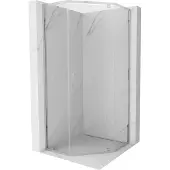 Mexen Exo vijfhoekige douchecabine draaibaar 90 x 90 , transparant, chroom - 812-090-090-01-00