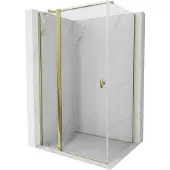 Mexen Mist T douchecabine scharnierend 115 x 120 , transparant, goud - 8A4T-115-120-50-00