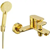 Mexen Milo R40 badkraan met doucheset, goud - 7133R40-50
