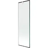 Mexen Next 1-delige badscherm 60 x 150 , zwart frame, wit - 895-060-000-00-70-20