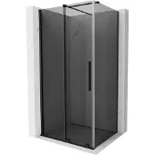 Mexen Velar schuifbare douchecabine 120 x 70 , grafiet, zwart - 871-120-070-41-70