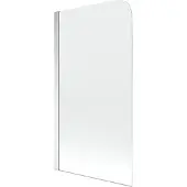 Mexen Felix badscherm 1-delig 70 x 140 , transparant, chroom - 890-070-001-01-00