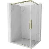 Mexen Rox Duo schuifdouchecabine 120 x 95 cm, transparant, goud - 8C2D-120-095-50-00