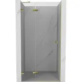 Mexen Lunar draaideur douche links 110 , transparant, goud - 834-110-000-50-00-L