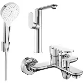 Mexen Milo R05 badkuipset, chroom - 713153R05-00