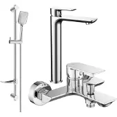Mexen Alfa DF62 badset, chroom - 745713DF62-00