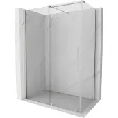 Mexen Velar schuifdouchecabine 150 x 85 , transparant, geborsteld nikkel - 871-150-085-01-97