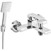 Mexen Uno R45 badkraan met doucheset, chroom - 7143R45-00