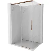 Mexen Rox L schuifdouchecabine 105 x 70 , transparant, roze goud - 8C2L-105-070-60-00