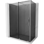 Mexen Velar schuifdouchecabine 160 x 80 , grafiet, chroom - 871-160-080-41-01