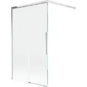 Mexen Rox badwand 2-delige schuif 120 x 150 , transparant, chroom - 8C9-120-003-01-00