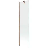 Mexen Next badscherm 1-delig 50 x 150 , transparant, rosegoud - 895-050-000-00-00-60