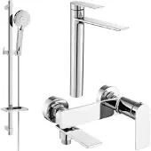 Mexen Zero DQ40 badset, chroom - 7113DQ40-00