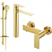 Mexen Zero DQ40 doucheset, goud - 71114DQ40-50