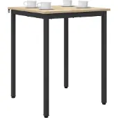 Syfax Eettafels 60 x 60 x 75 cm Bewerkt hout Sonoma Eiken Vierkant