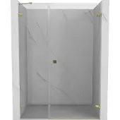 Mexen Lunar-B douchedeur draaiend rechts 115 , transparant, goud - 832S-115-050-50-00-P